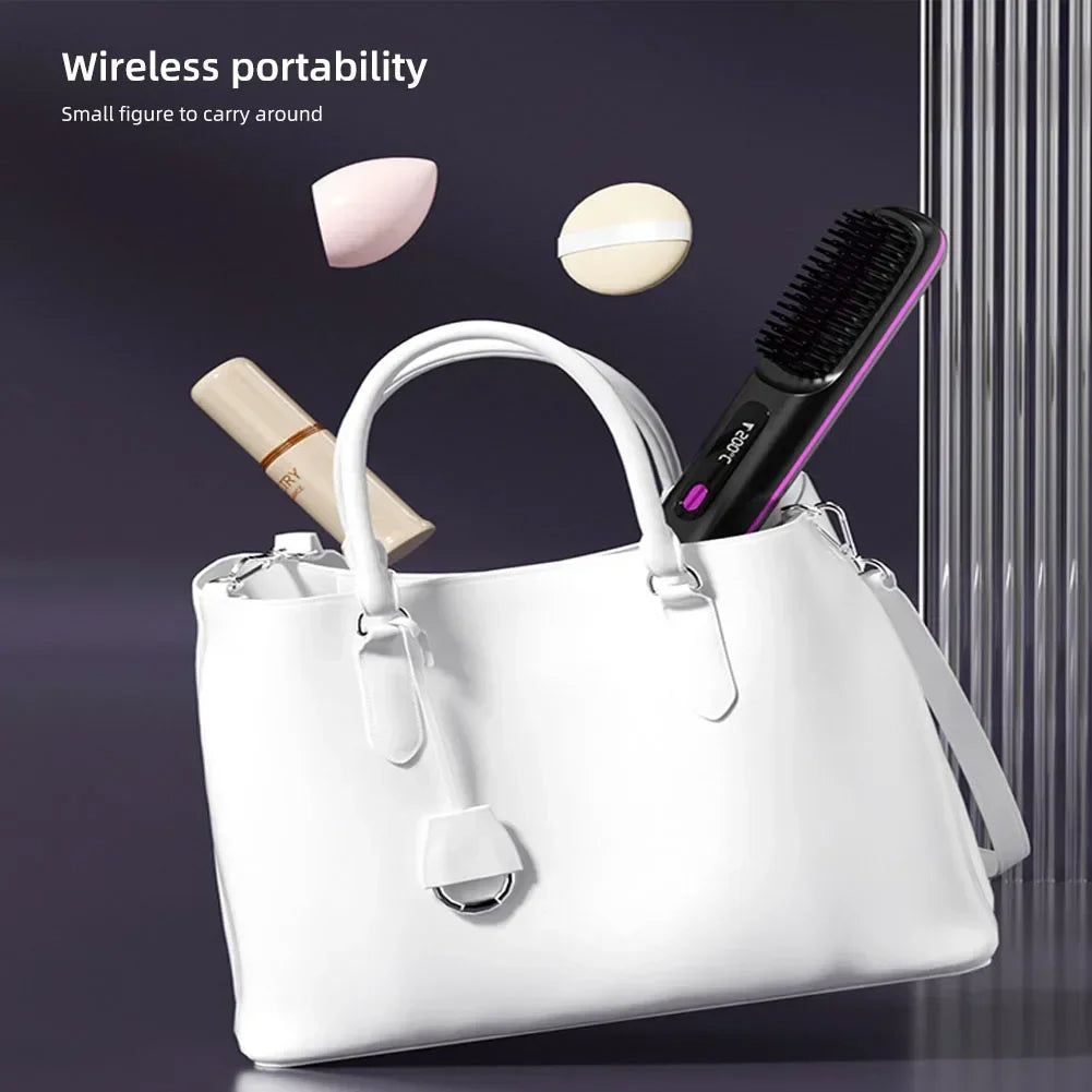 SmoothPro Wireless Hair Straightening Comb