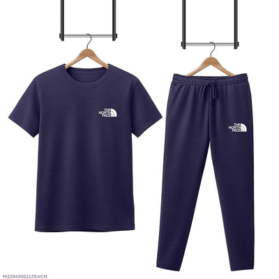 2Pcs Mens Printed Interlock Tracksuit