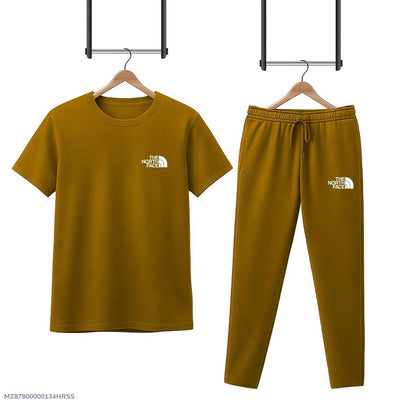 2Pcs Mens Printed Interlock Tracksuit