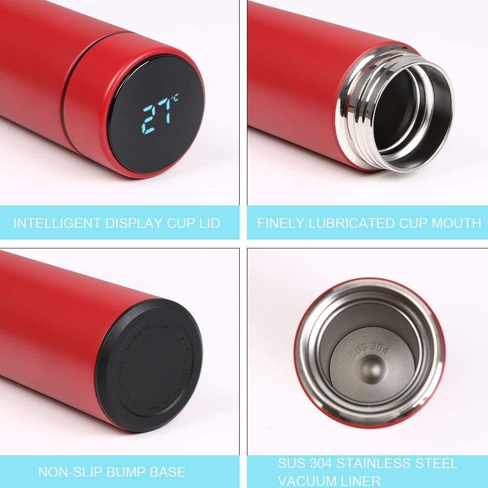 Smart Thermos Water Bottle LED Digital