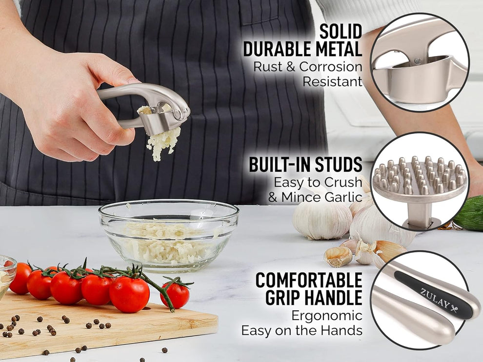 Kitchen Premium Garlic Press Set