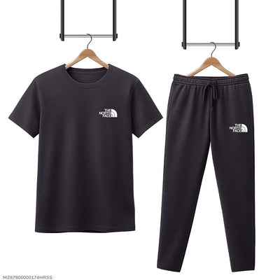 2Pcs Mens Printed Interlock Tracksuit