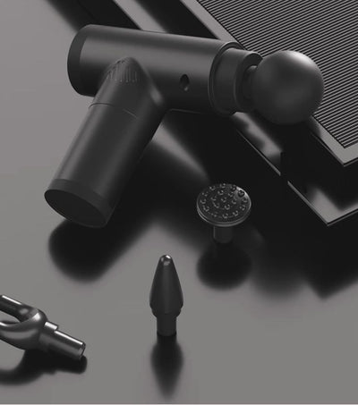 Black Mini Fascial Gun Deep Muscle Massager